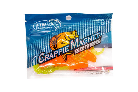 Fin Commander Slab Curly Candy Corn Flash, 12 pc.