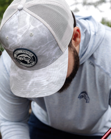 Fin Commander Rubber Patch Hat