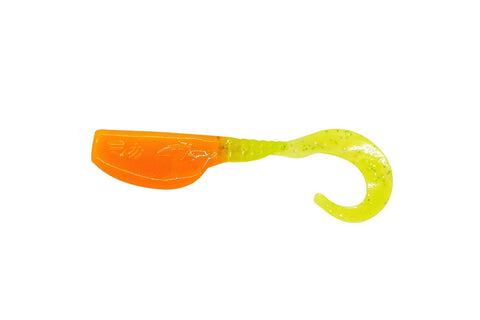 Fin Commander Slab Curly Candy Corn Flash, 12 pack of bait